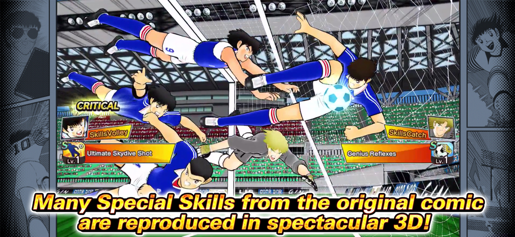 Captain Tsubasa: Dream Team - Spettacolare animazione di abilità speciali in 3D da Captain Tsubasa Dream Team