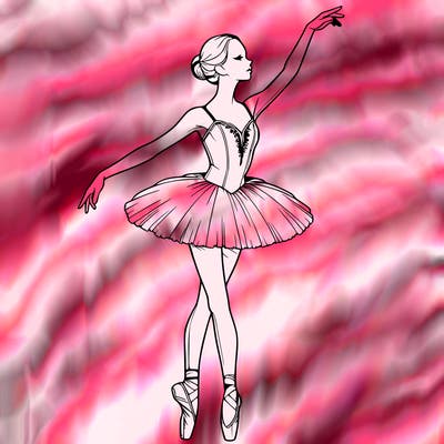 realistic ballerina