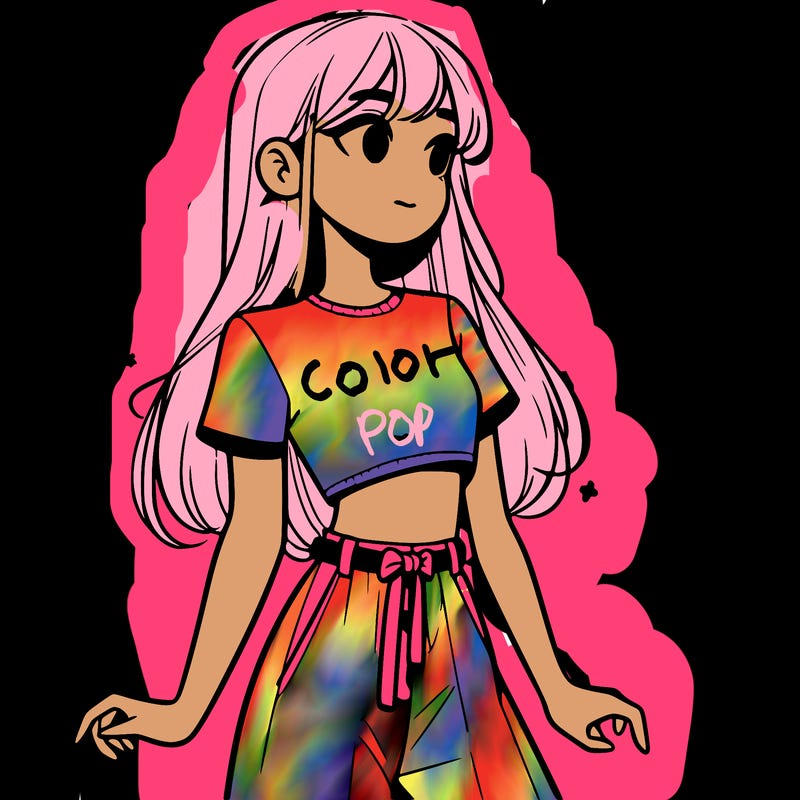 girl in a cute crop top