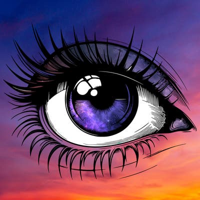 realistic eye