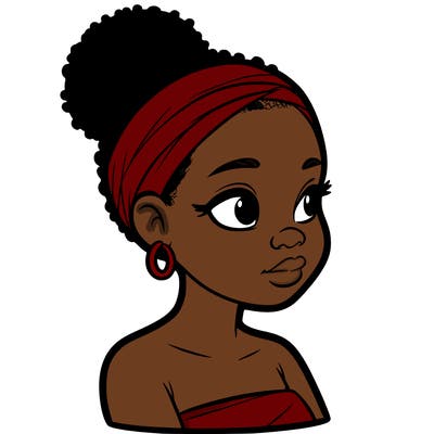 african girl