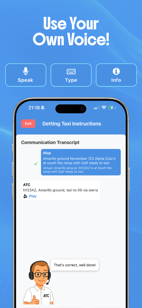 Comms: AI Pilot Training