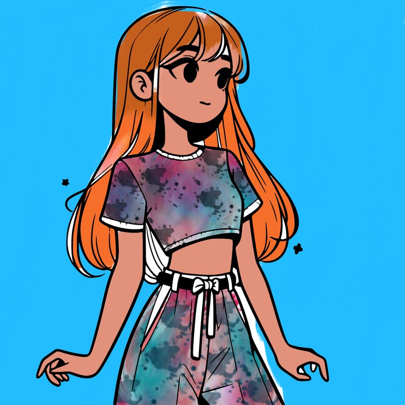 girl in a cute crop top