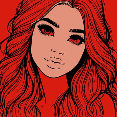 beautiful realistic girl