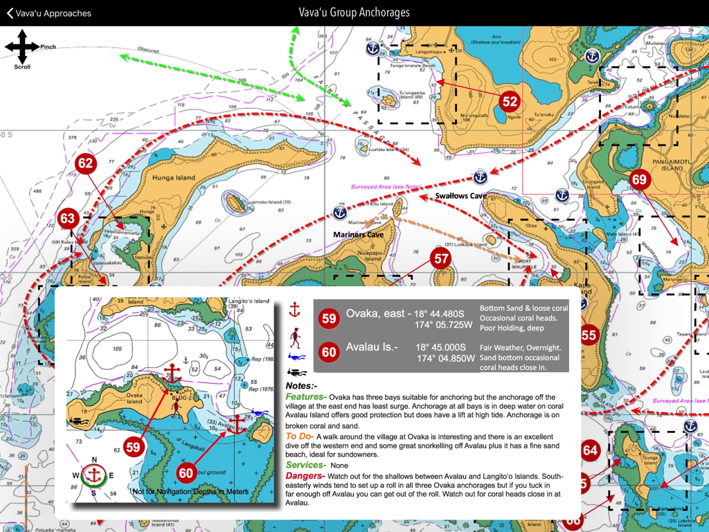Sail Tonga Cruising Guide - Navigation App | MWM