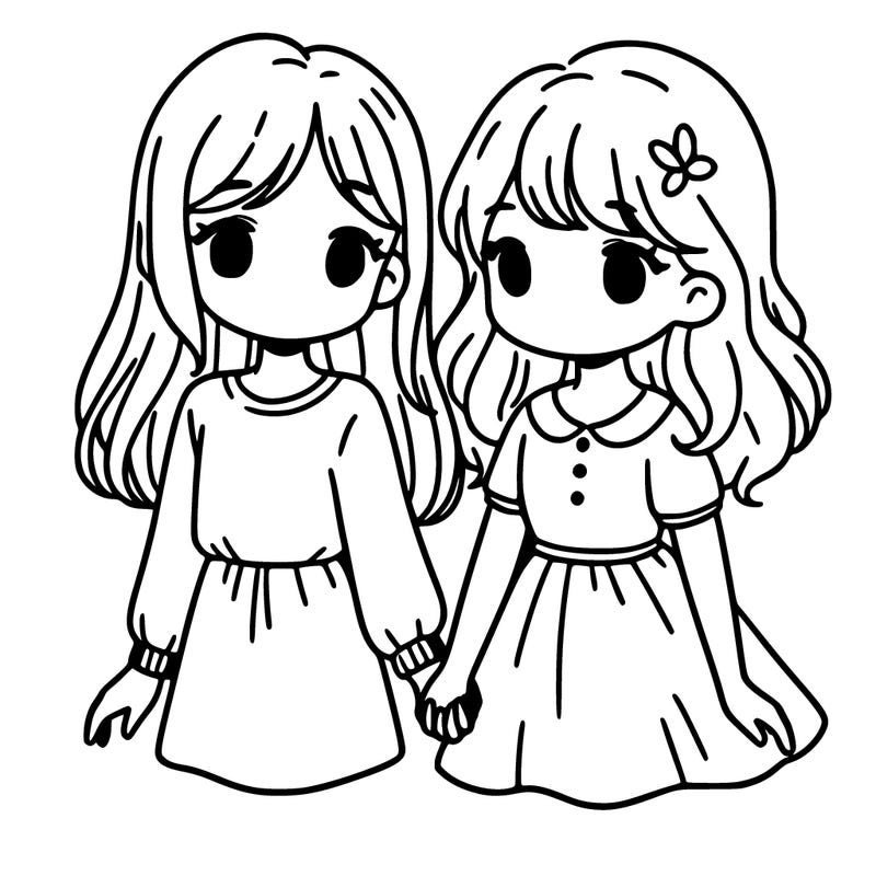 a girl and her girlfriend holding hands