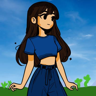 girl in a cute crop top