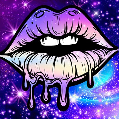 lips that look realistic and drip