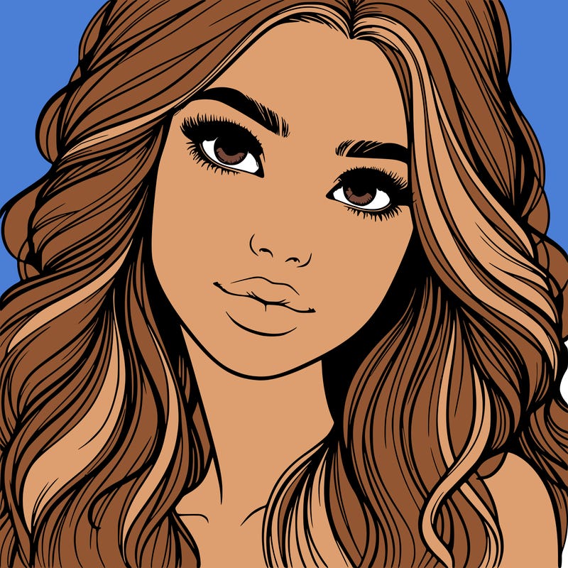 beautiful realistic girl