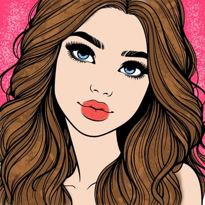 beautiful realistic girl