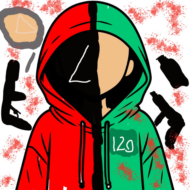 faceless girl in hoodie