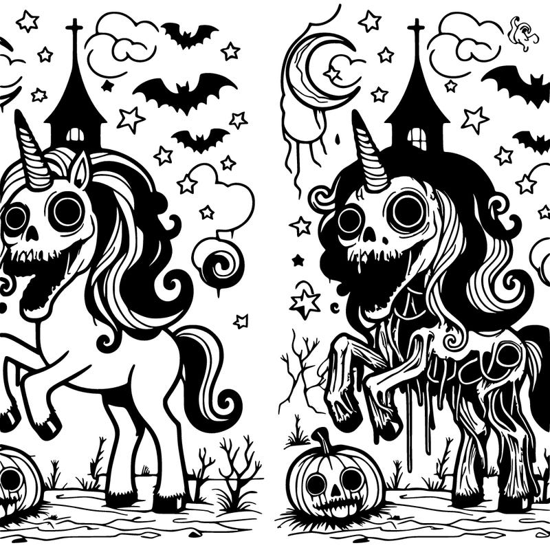 creepy unicorns