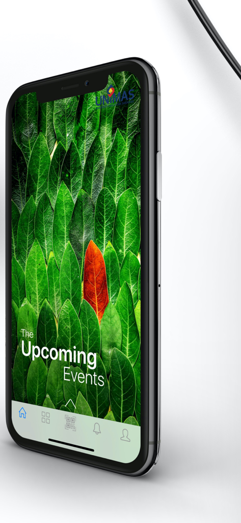 Upcoming events screen on the UNIMAS Now mobile app