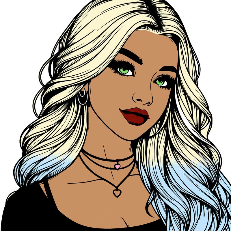 detailed realistic girl