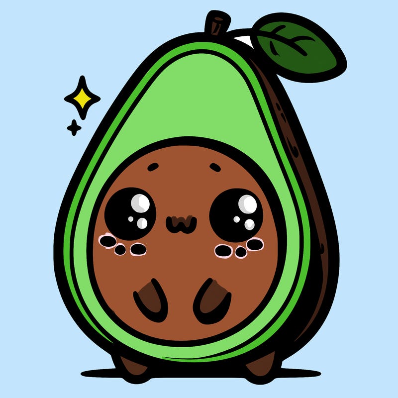 cute avocado