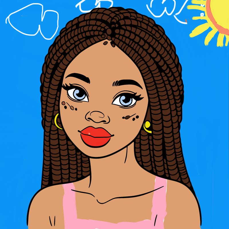 african woman with fulani braids