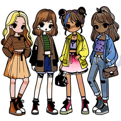 girls with fashion