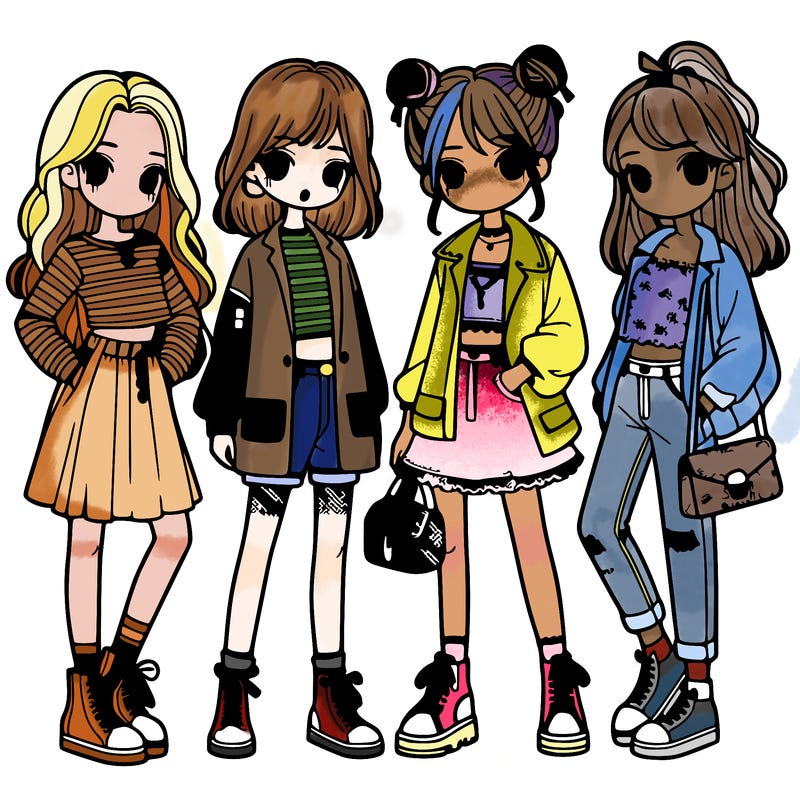 girls with fashion