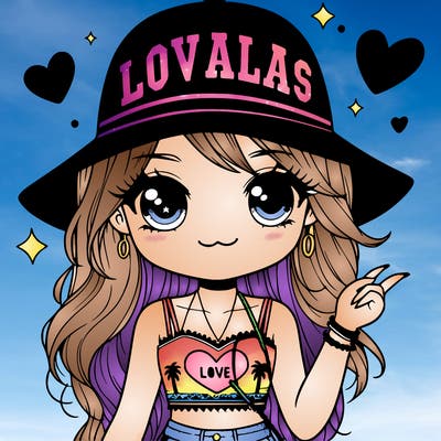 cute girl with los angeles hat and love crop top