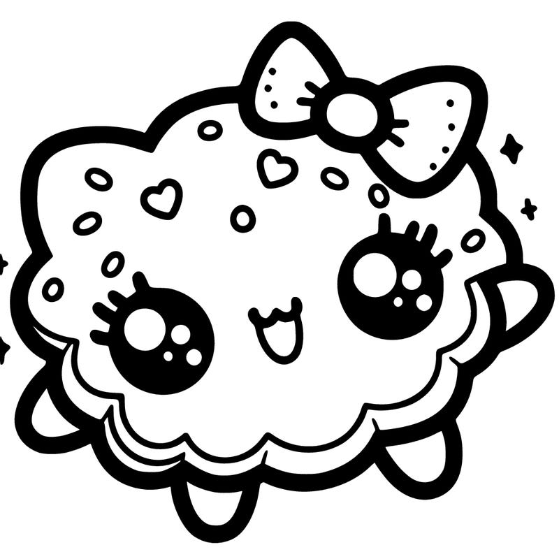 cute kawaii cookie