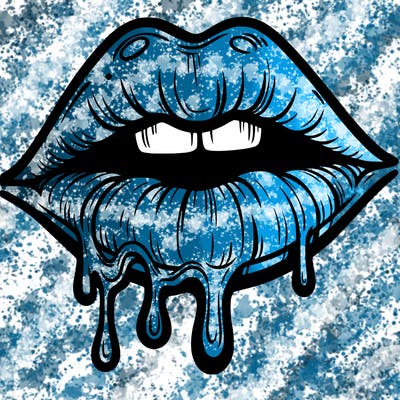 lips that look realistic and drip