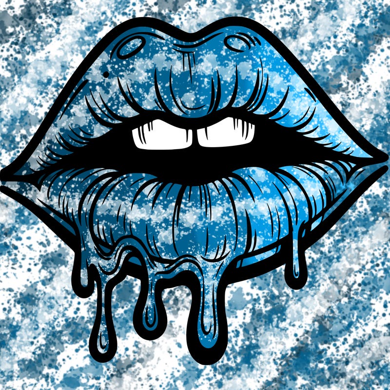 lips that look realistic and drip