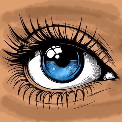 realistic eye