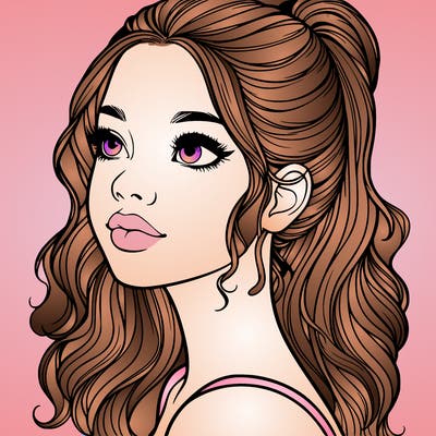 beautiful realistic girl