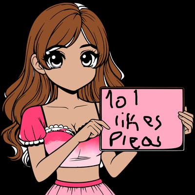 realistic pretty girl holding blank sign