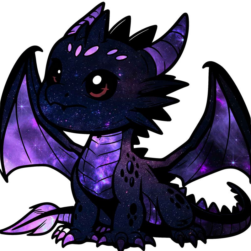 fierce baby night dragon