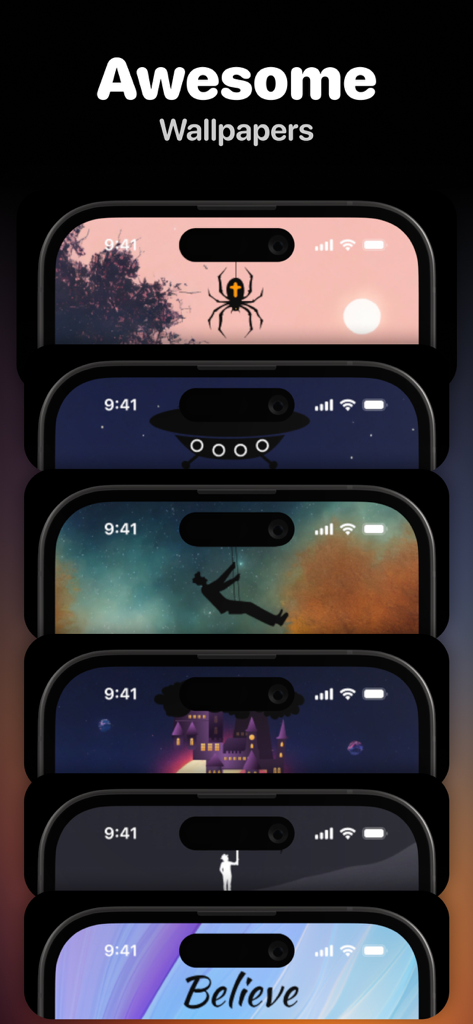 Wallpapers・Dynamic Island - A variety of creative wallpaper designs for the iPhone Dynamic Island feature