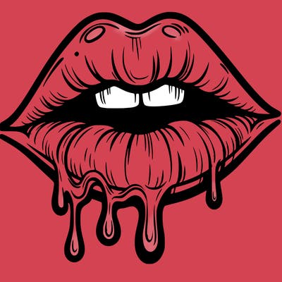 lips that look realistic and drip