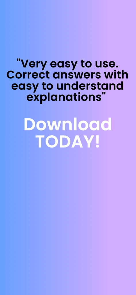 Math Picture Solver - A user testimonial praising the ease of use and clear math explanations of the Math Picture Solver app.