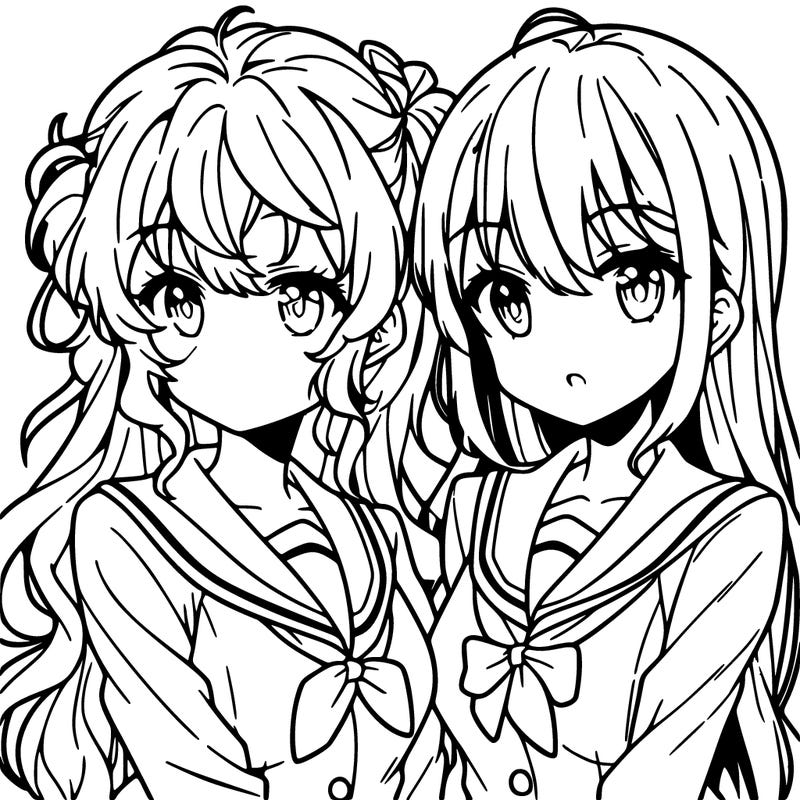 two anime girls