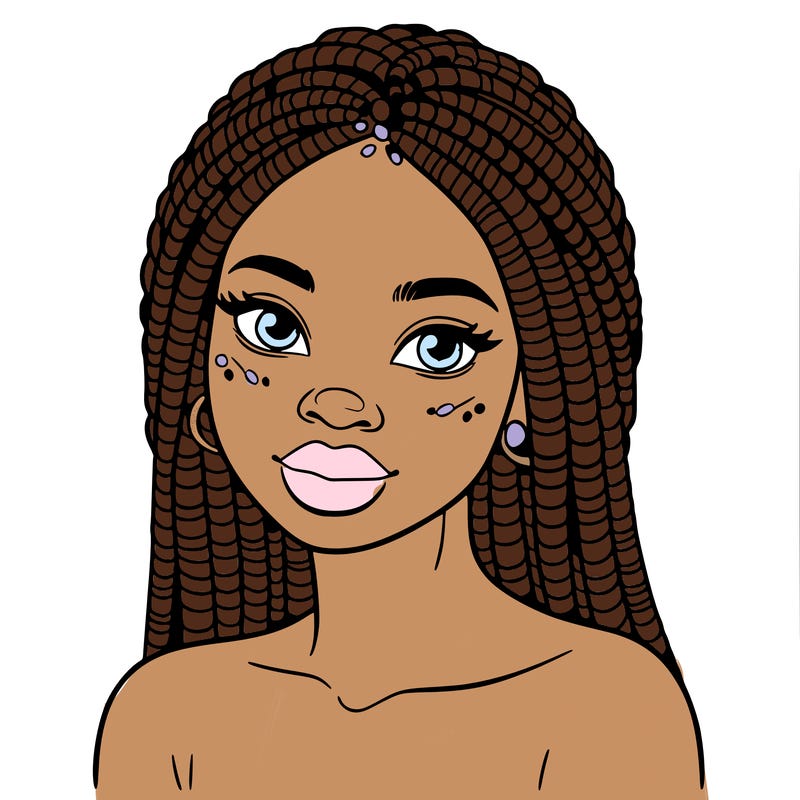 african woman with fulani braids