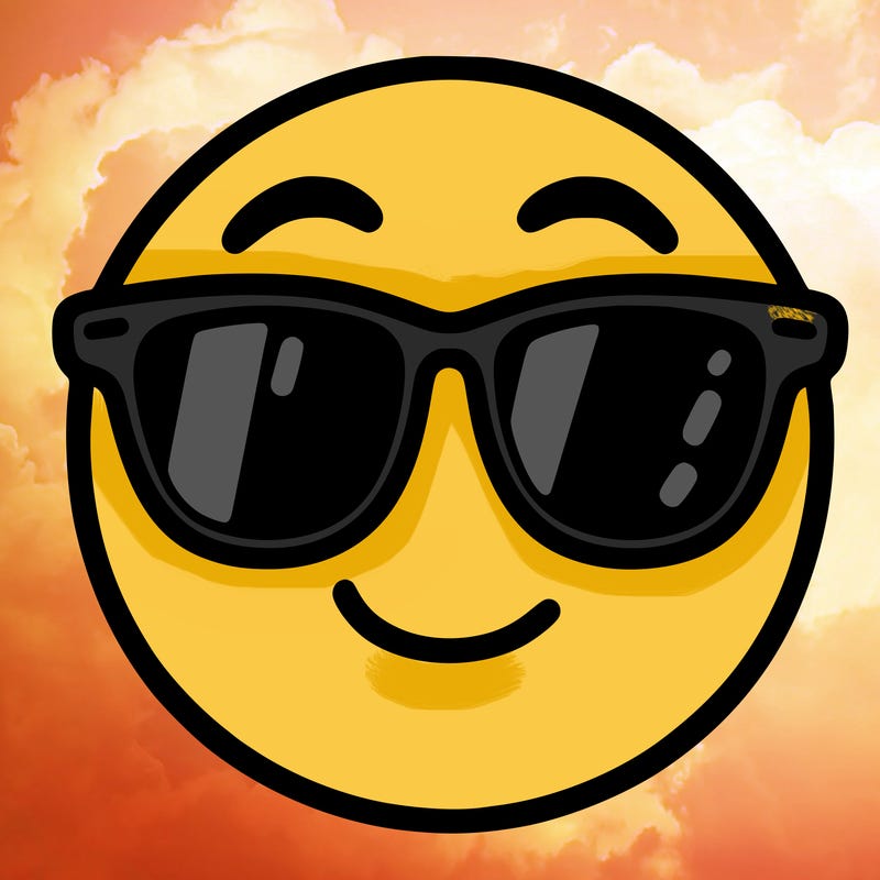 emoji with sunglasses