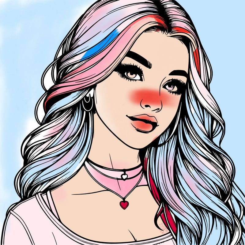 detailed realistic girl