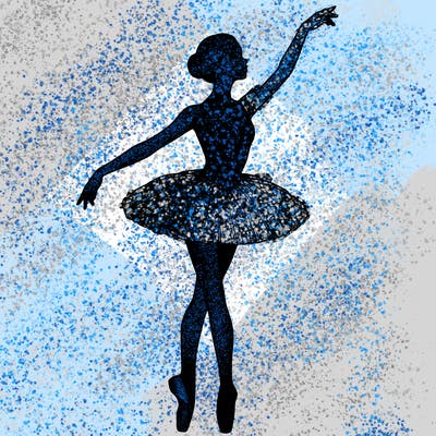 realistic ballerina