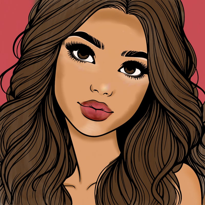 beautiful realistic girl