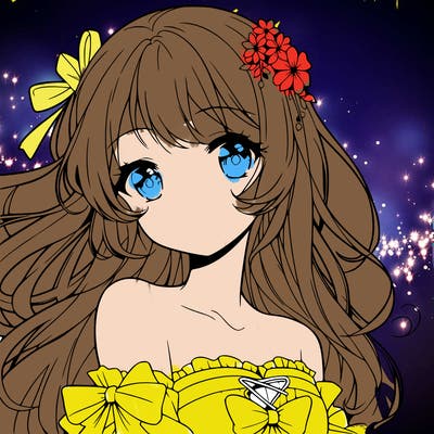 beautiful anime girl