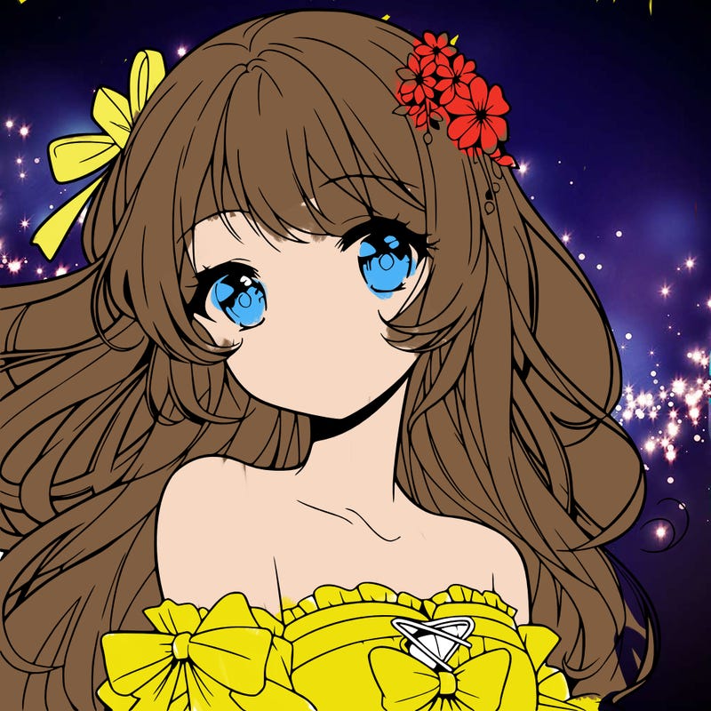 beautiful anime girl