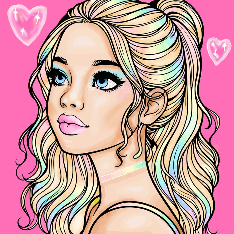 beautiful realistic girl