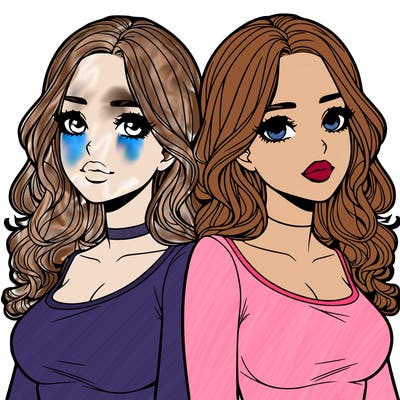 realistic twin sisters