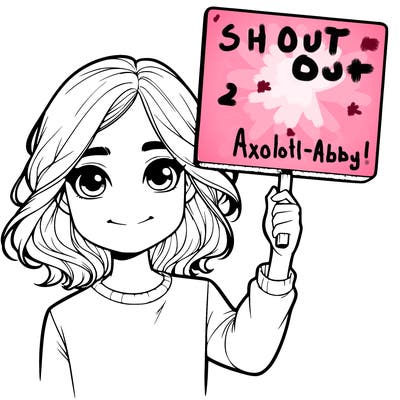 realistic girl holding up a sign