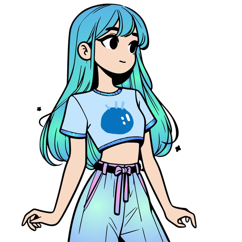 girl in a cute crop top