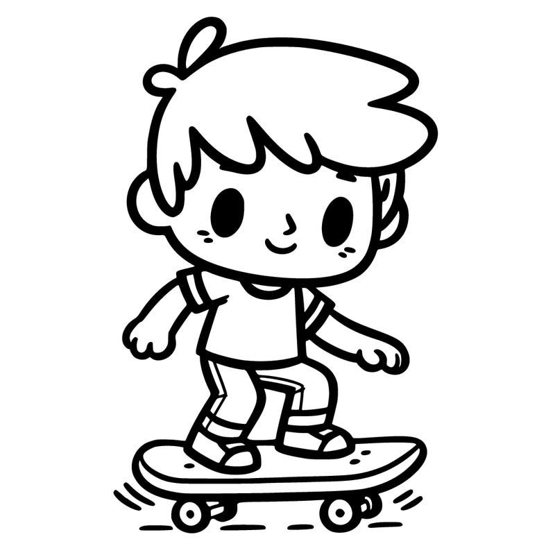 boy skateboarding