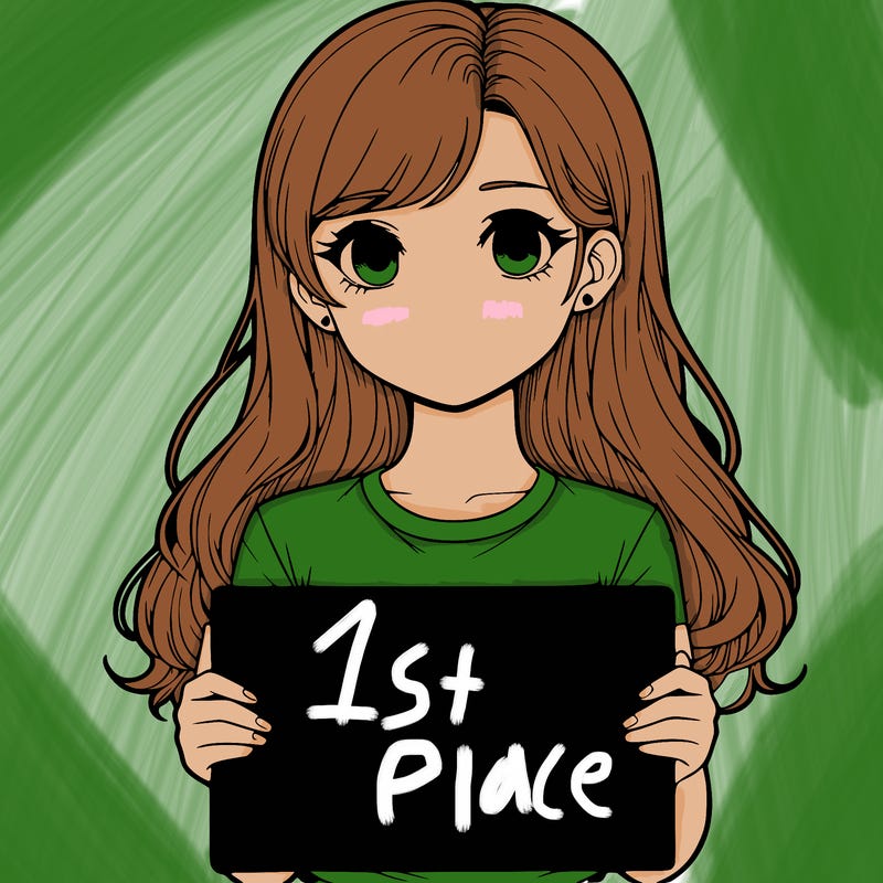 realistic girl holding a sign