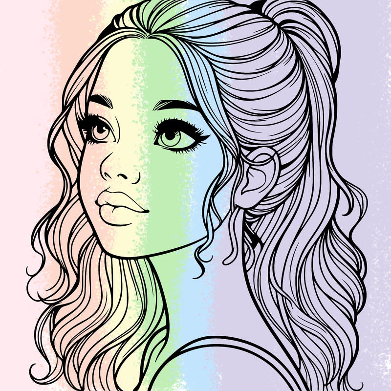 beautiful realistic girl