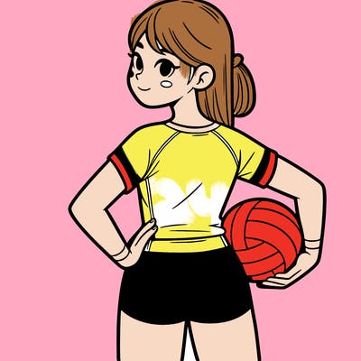 volleyball girl