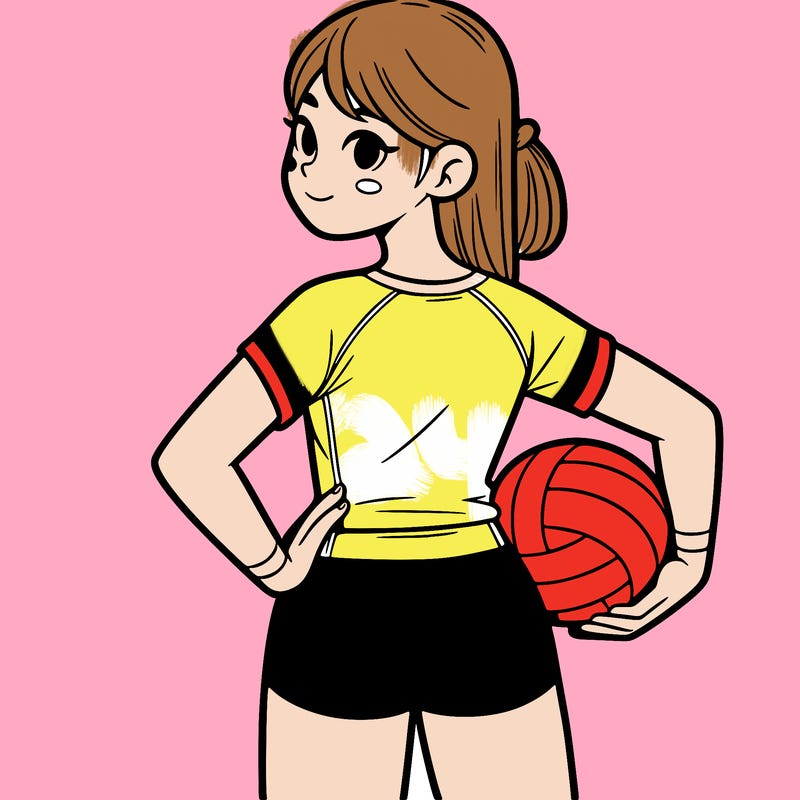 volleyball girl